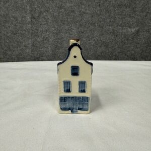 KLM Blue Delft House 36 Rynbende Distilleries Holland Miniature Gin Bottle